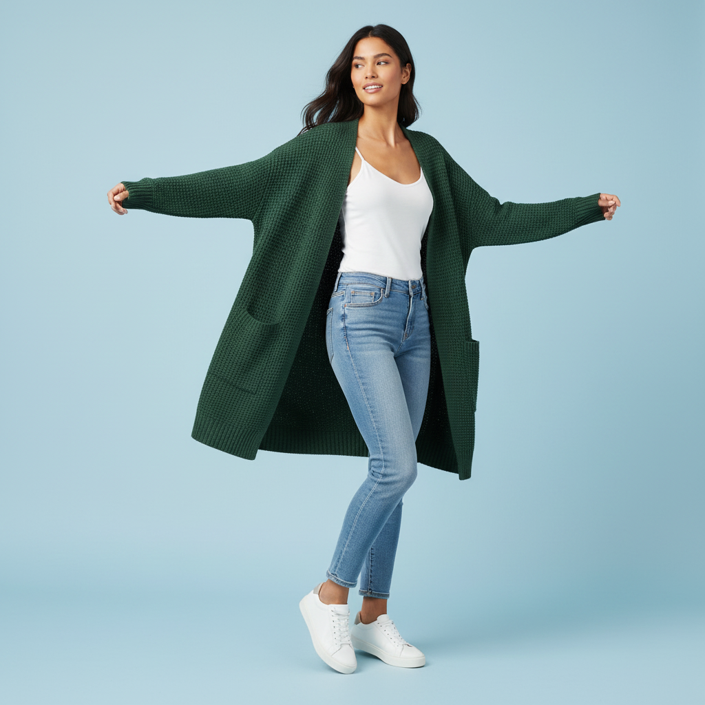 Cardigan Élégant Femme | Vêtement Polyvalent