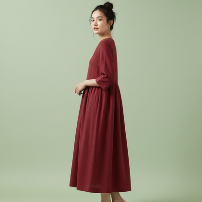 Robe Isabel | Robe Longue Femme Élégante et Confortable