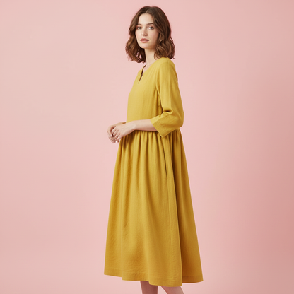 Robe Isabel | Robe Longue Femme Élégante et Confortable