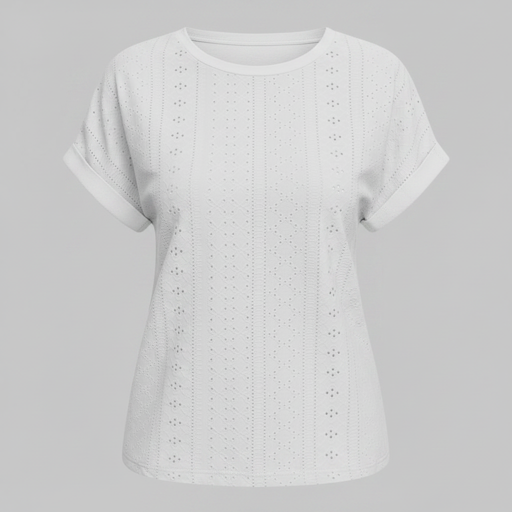 T Shirt Bella | T-shirt Décontracté Femme Blanc