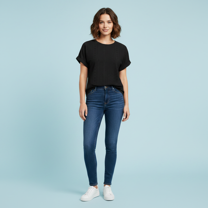 T Shirt Bella | T-shirt Décontracté Femme Blanc