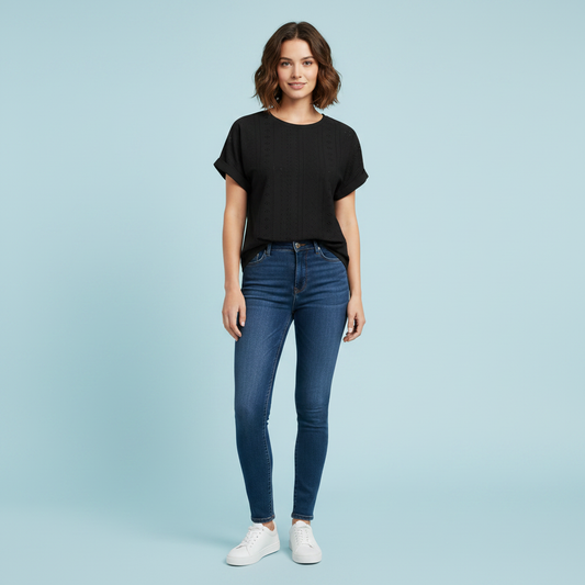 T Shirt Bella | T-shirt Décontracté Femme Blanc