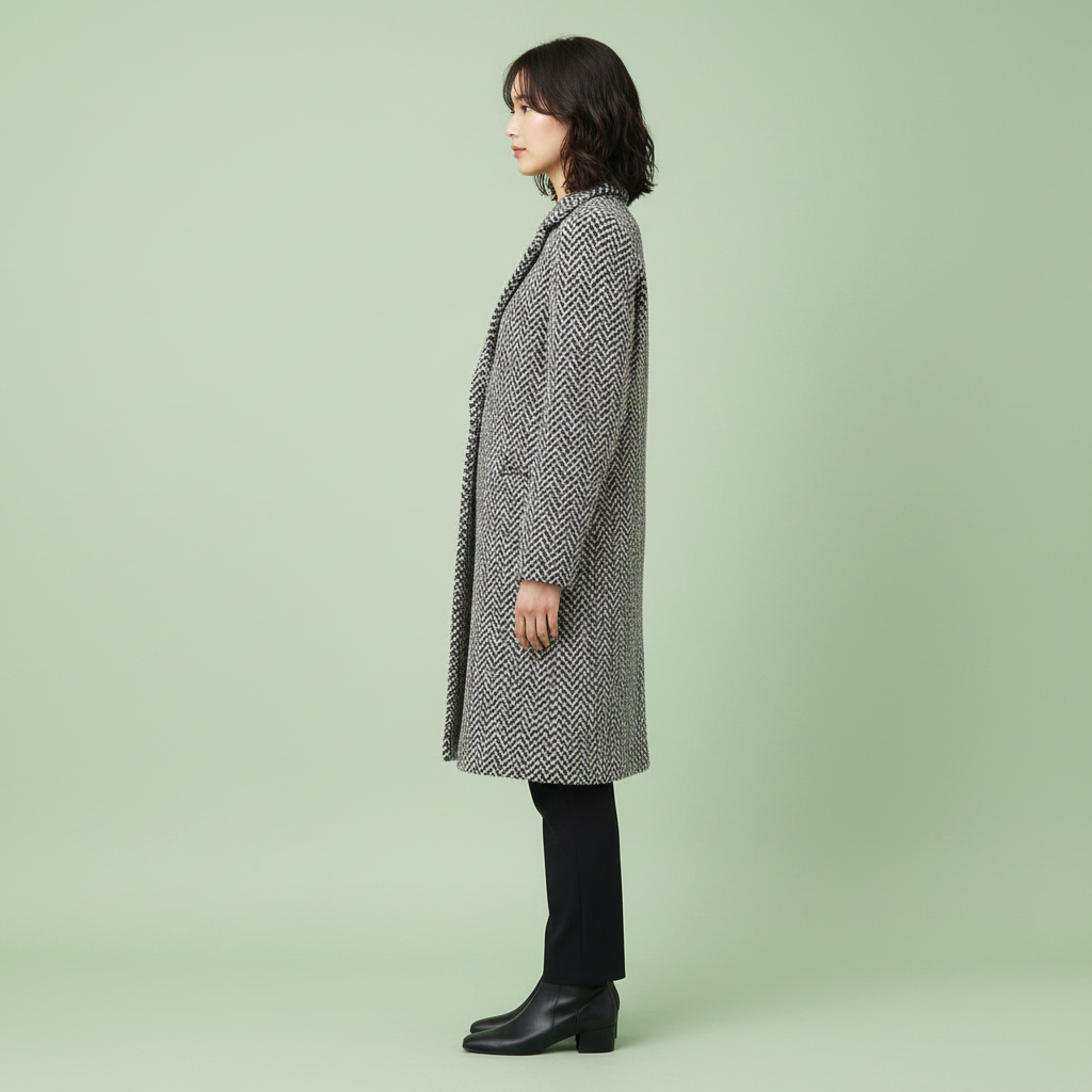 Manteau Long Femme Hiver en Laine Élégant | Vêtements Femme