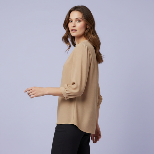 Chemisier Femme Patchwork Chic | Blouse Élégante