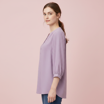 Chemisier Femme Patchwork Chic | Blouse Élégante
