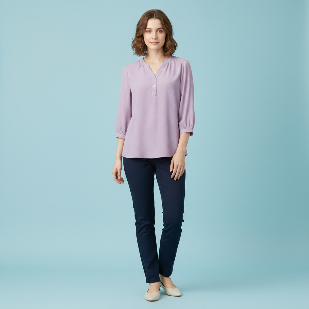Chemisier Femme Patchwork Chic | Blouse Élégante