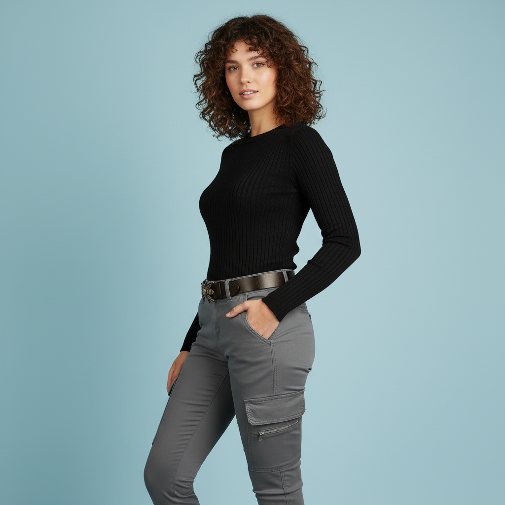 Pantalon Cargo Moderne Femme | Mode Urbaine
