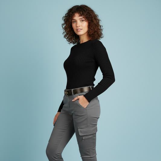 Pantalon Cargo Moderne Femme | Mode Urbaine