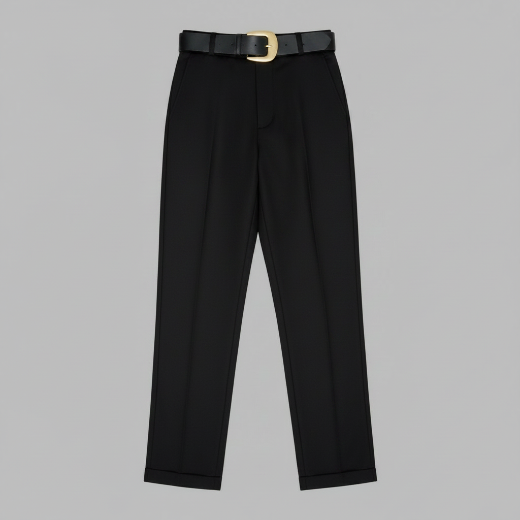 Pantalon Élégant Femme | Pantalon de Bureau Taille Haute