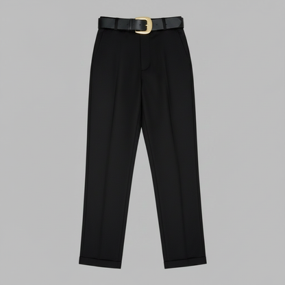 Pantalon Élégant Femme | Pantalon de Bureau Taille Haute
